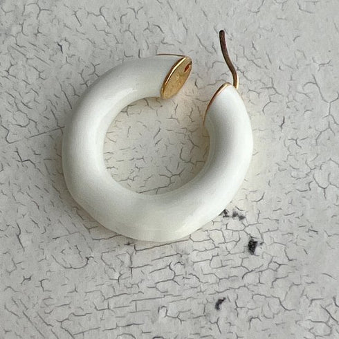 Big hoop pierce